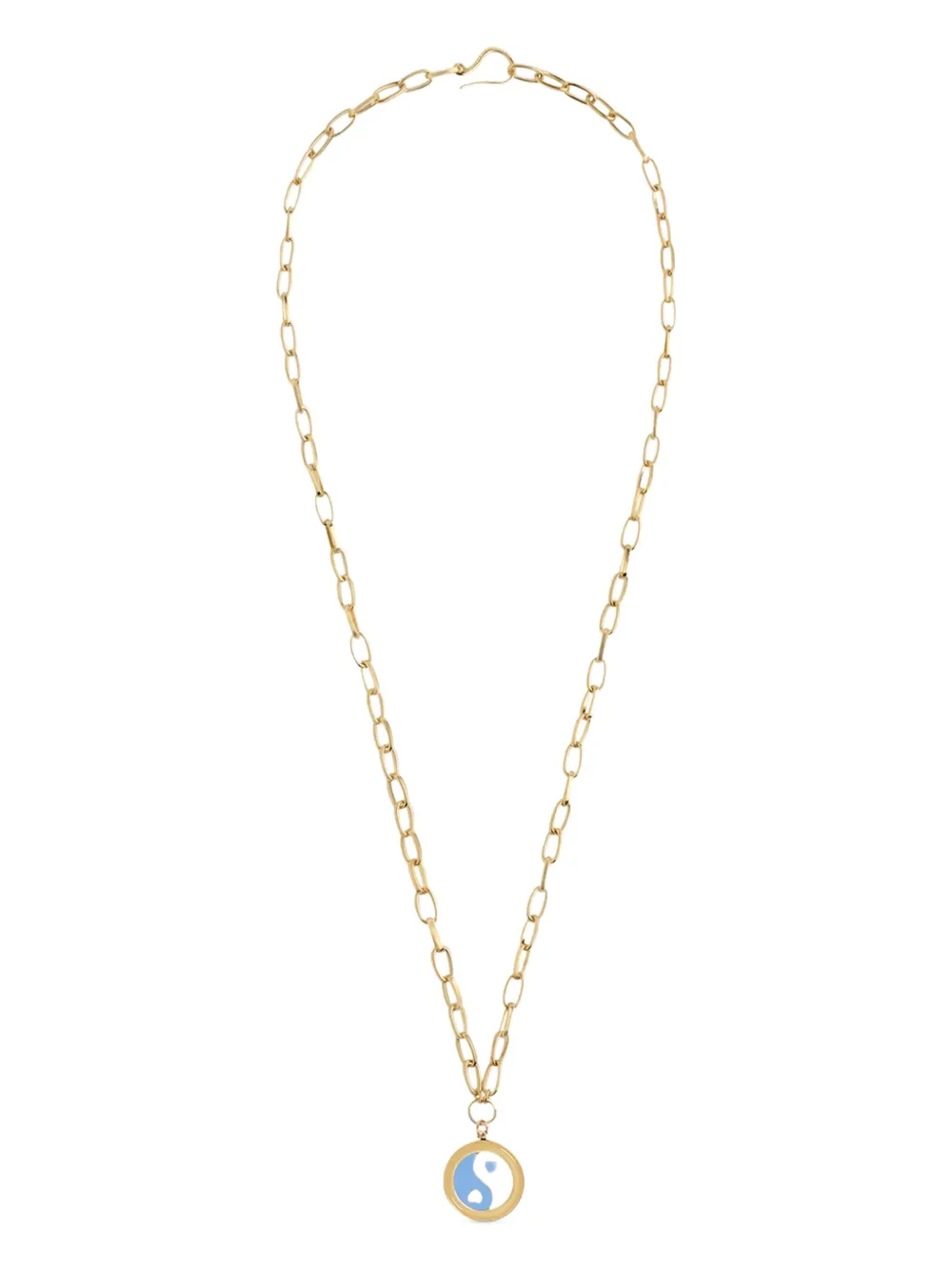 Wilhelmina Garcia Yin Yang pendant necklace | Gold | Image 1