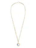 Wilhelmina Garcia Yin Yang pendant necklace - Gold