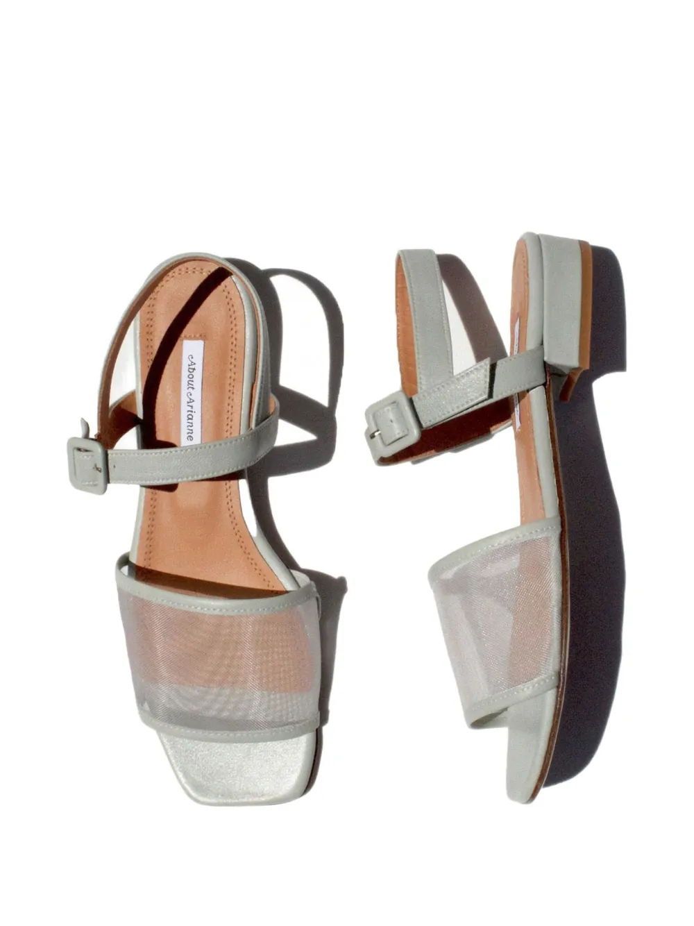 About Arianne Marini panelled leather sandals | Heeled Sandals | Image 2