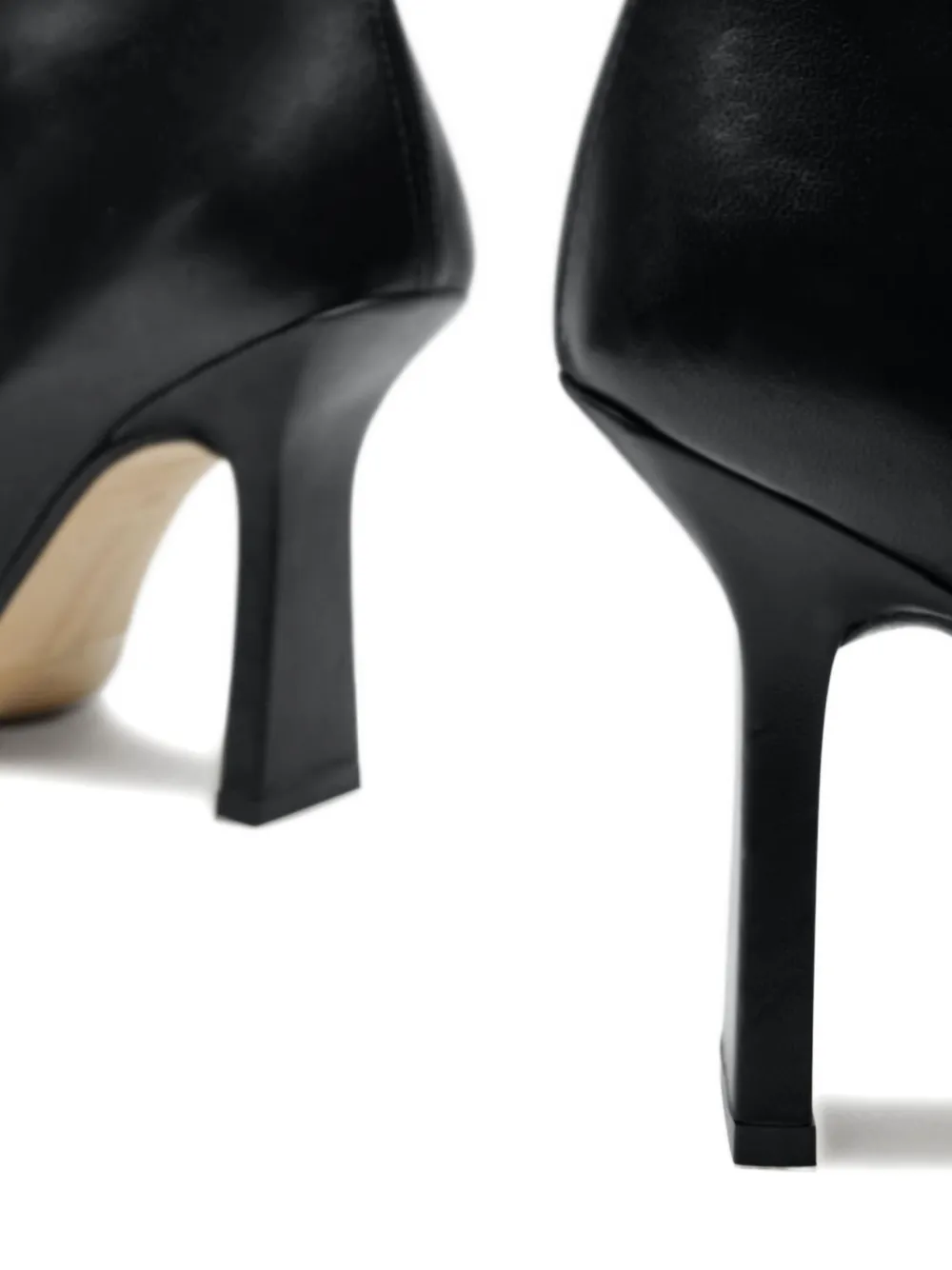 Miista 90mm Noor Nappa-leather Square-toe Boots In Black