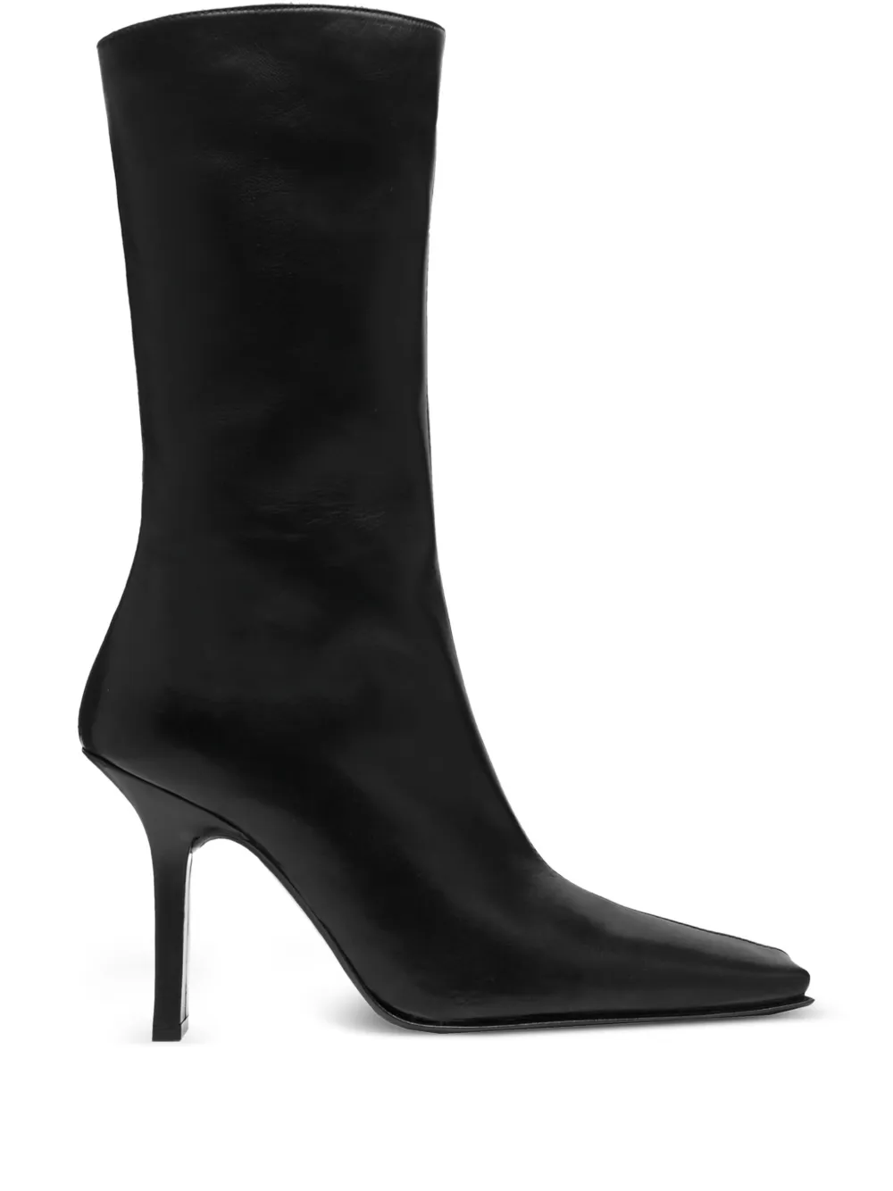 Miista 90mm Noor Nappa-leather Square-toe Boots In Black