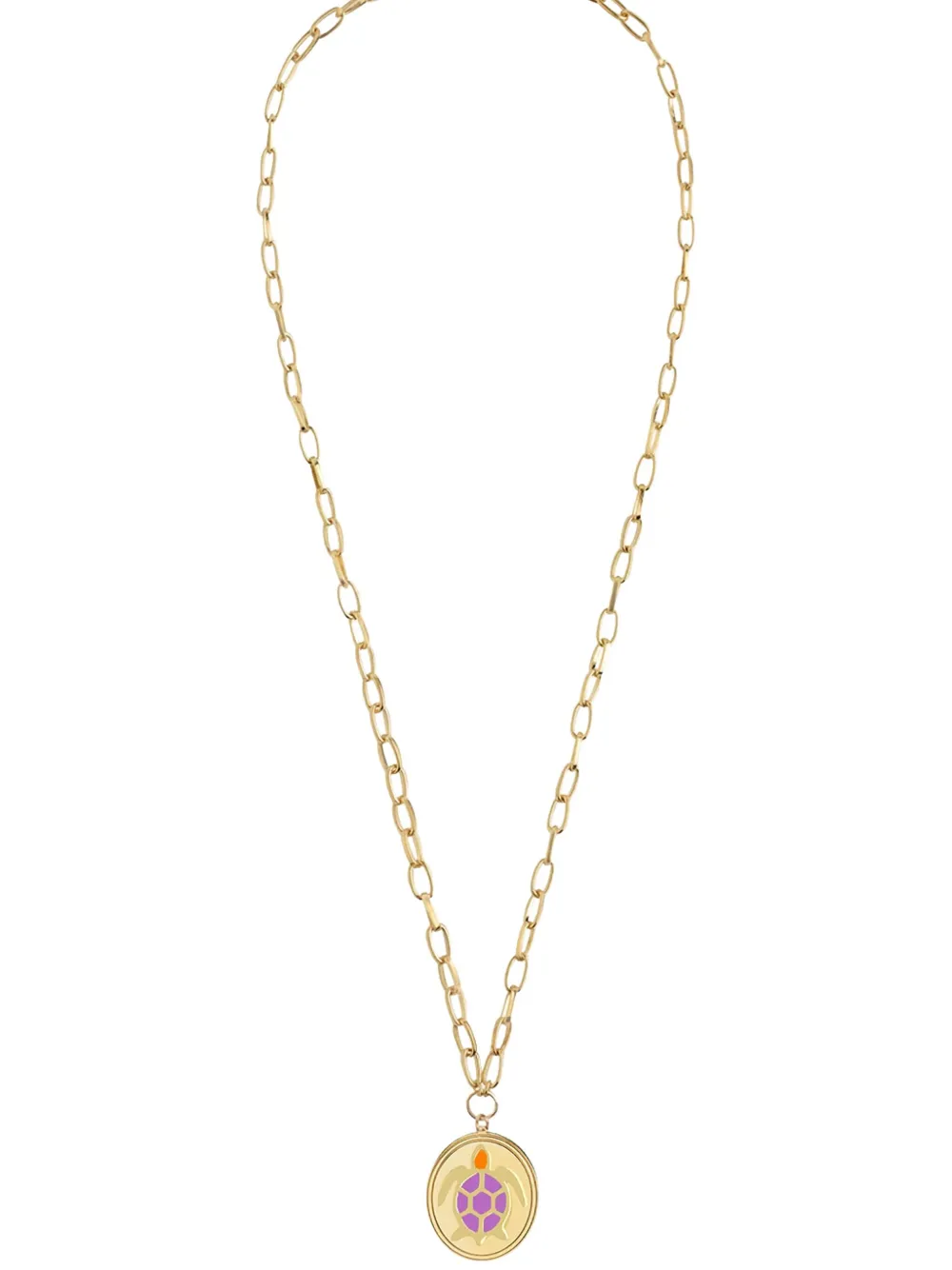 Wilhelmina Garcia Turtle pendant necklace - Goud