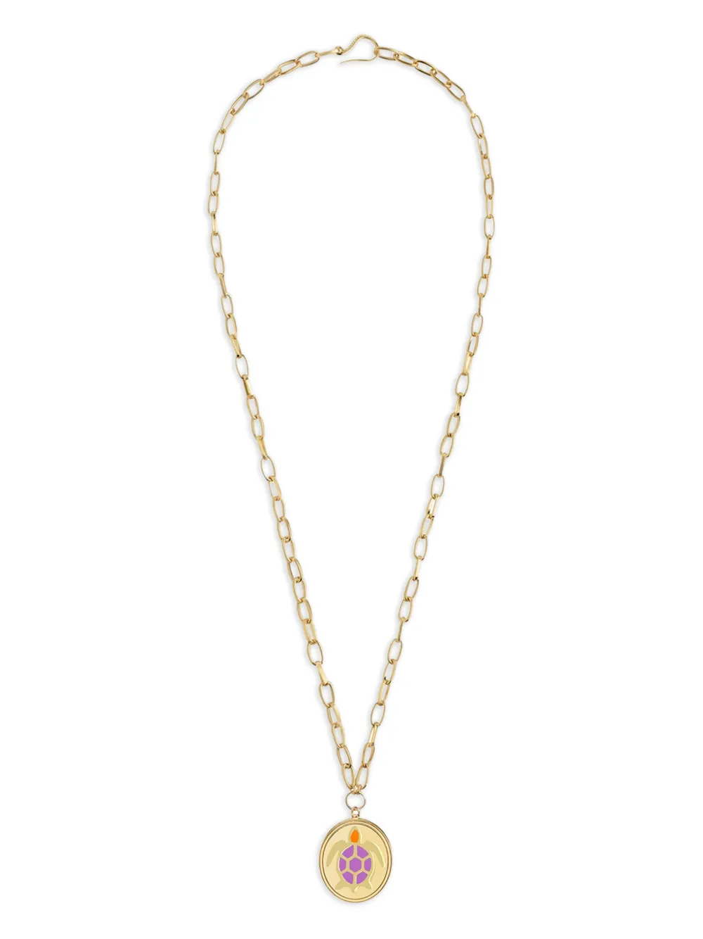 Wilhelmina Garcia Turtle pendant necklace | Gold | Image 1