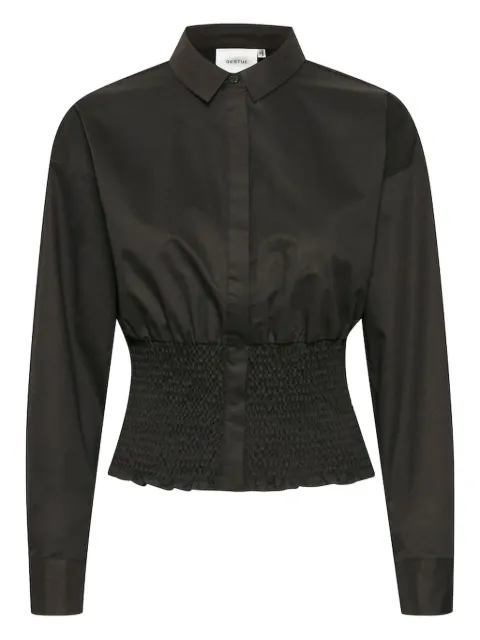 Gestuz smocked-waist shirt
