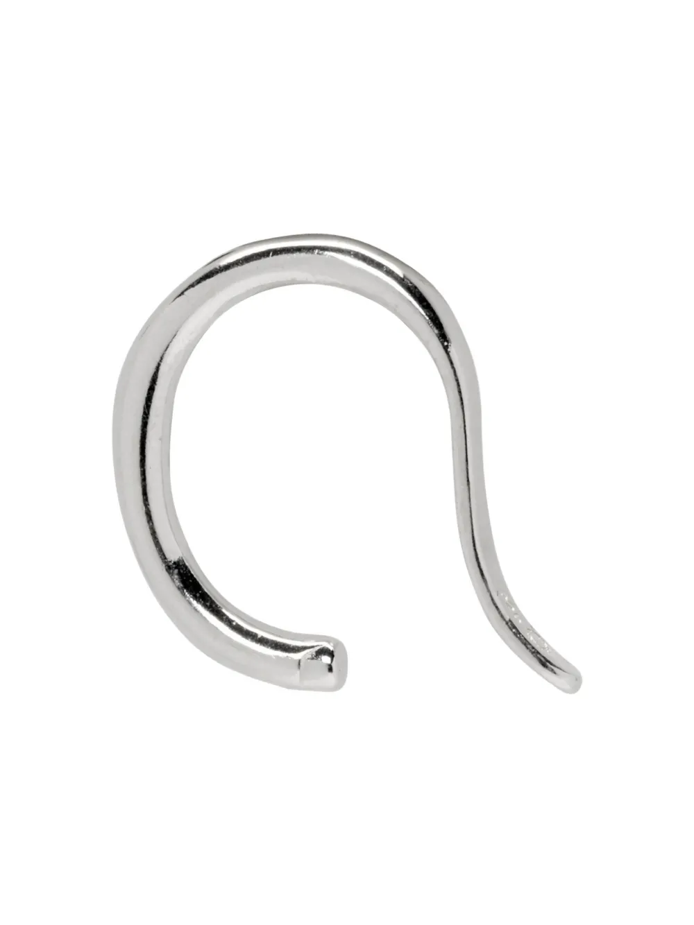 Saskia Diez Bold Wire Earcuff In Metallic