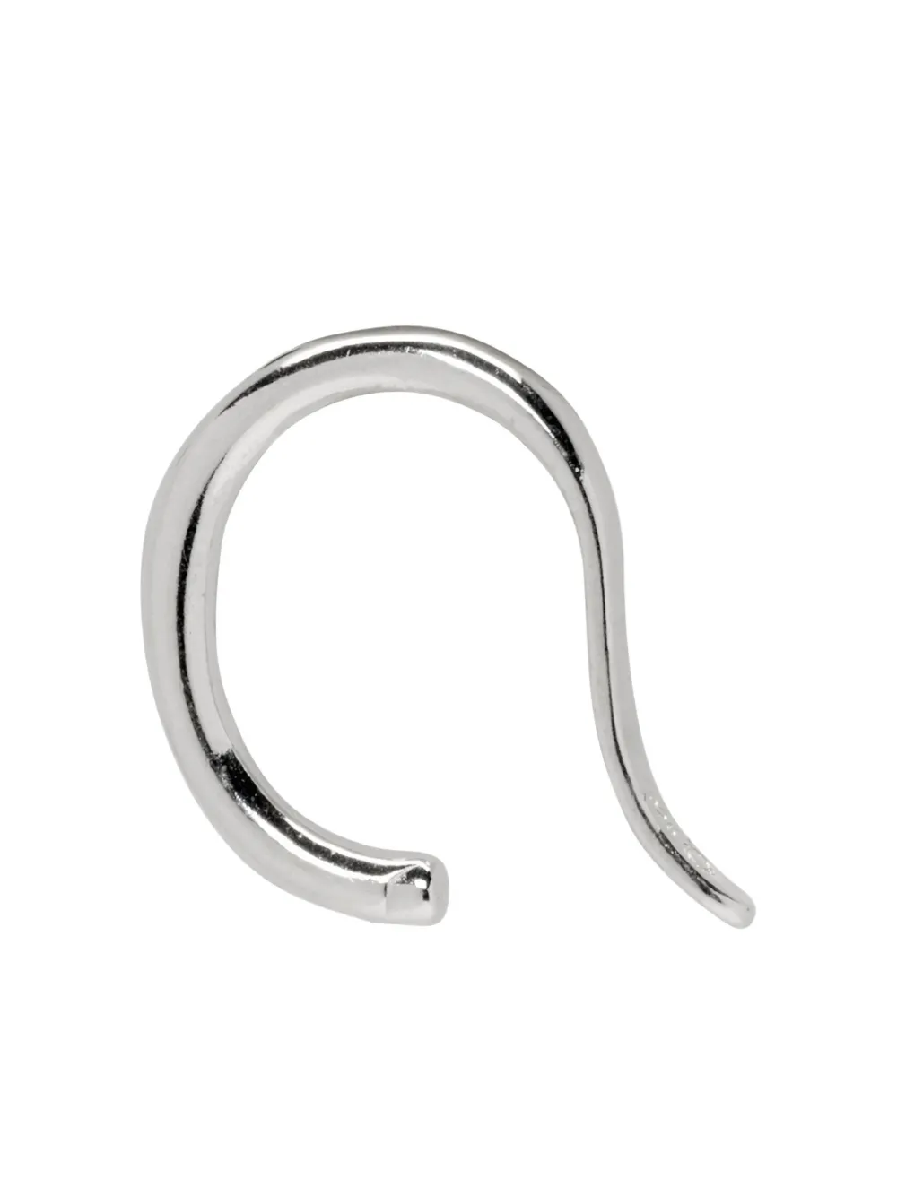 Saskia Diez Bold Wire Earcuff In Metallic