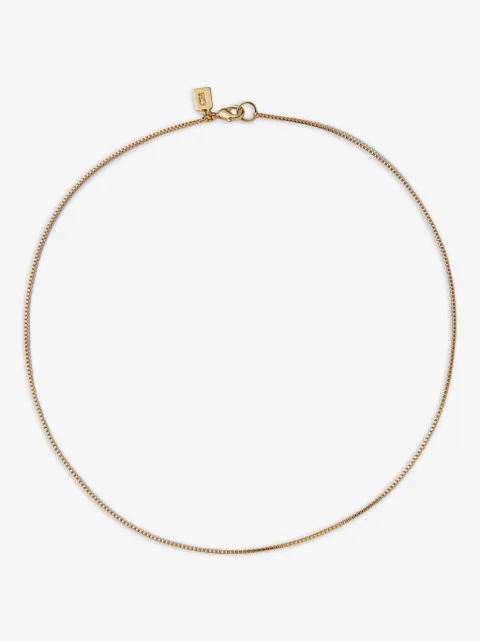 Crystal Haze box-chain necklace
