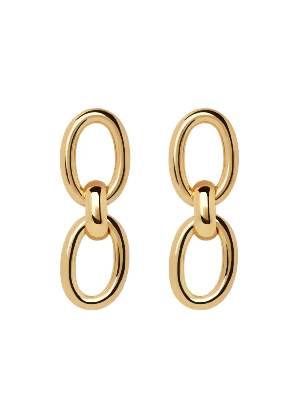 MESH double-circle link earrings | Image 2