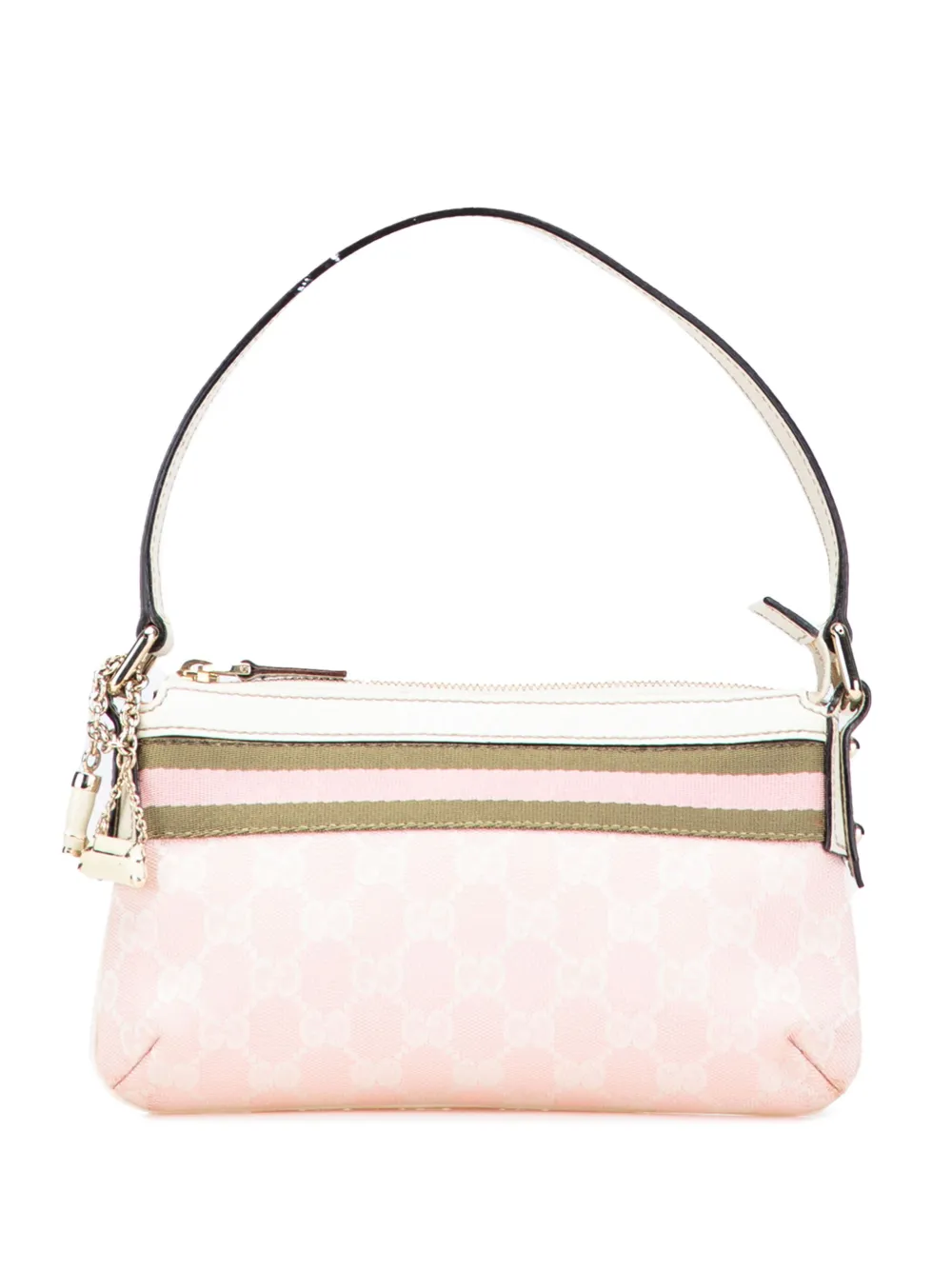 Gucci Pre-Owned 2000-2015 GG Canvas Web shoulder bag | Pink | Image 1