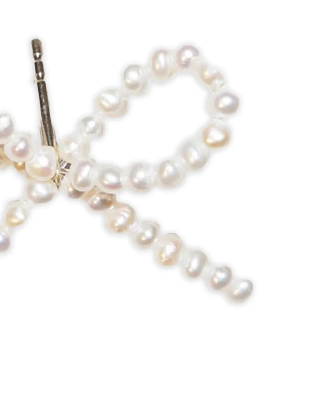 Saskia Diez pearl-embellished bow earstud | Image 2