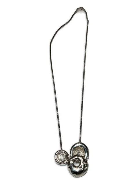 Nina circle-pendant necklace