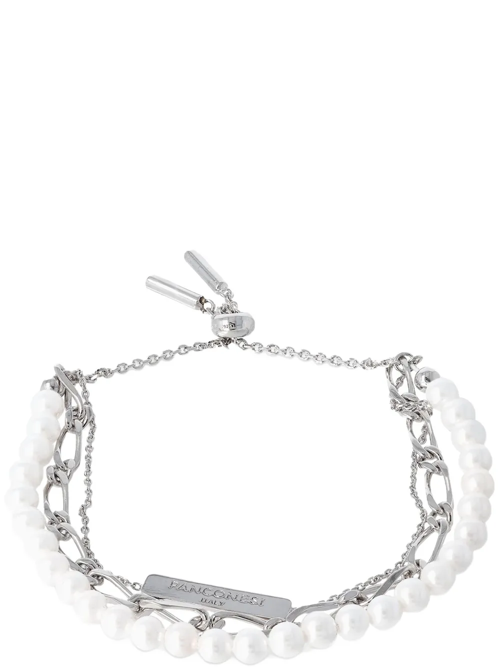 Panconesi Famiglia freshwater pearl bracelet - Zilver