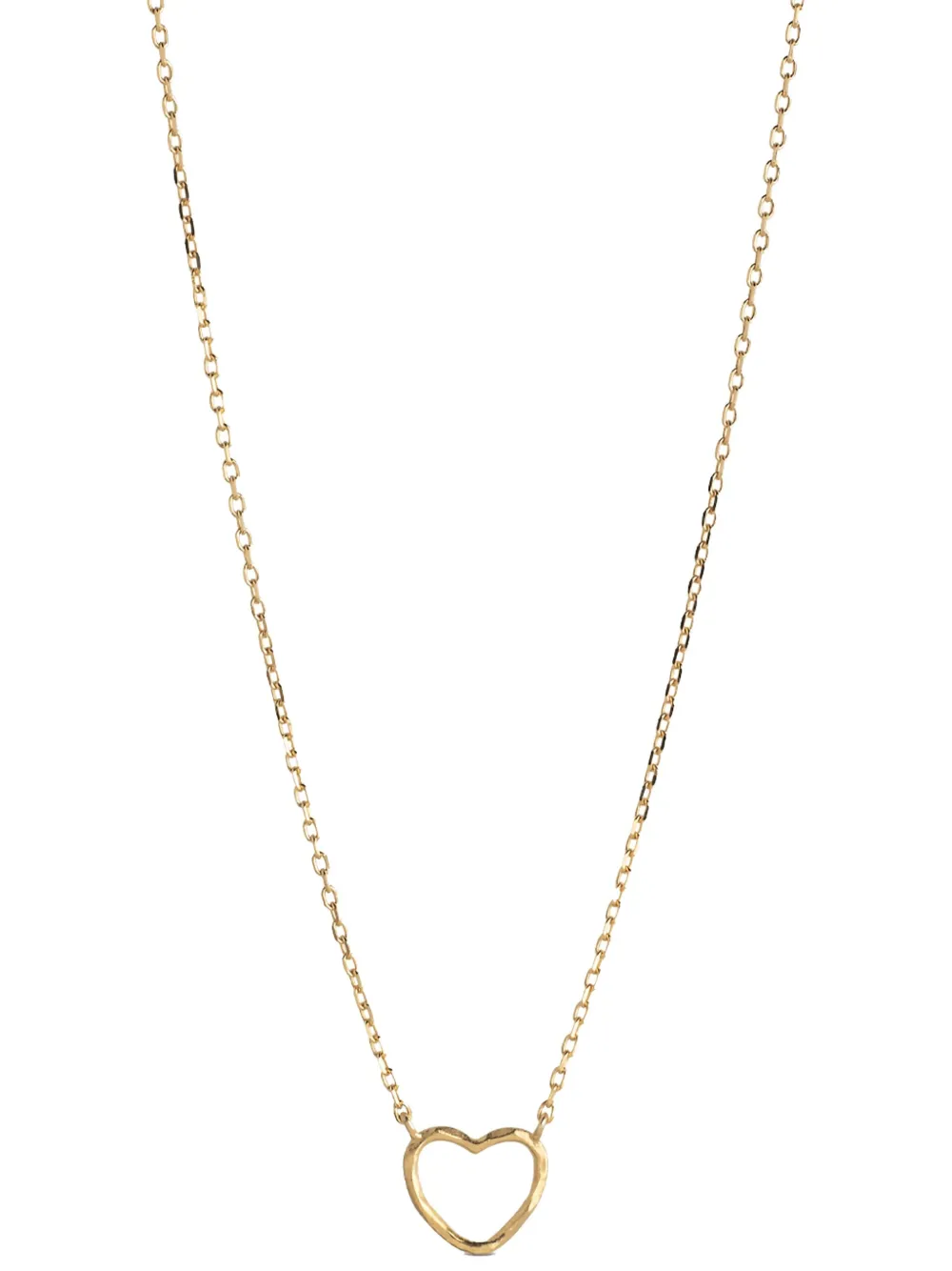 Enamel Copenhagen Heart-shaped Chain Necklace In Gold