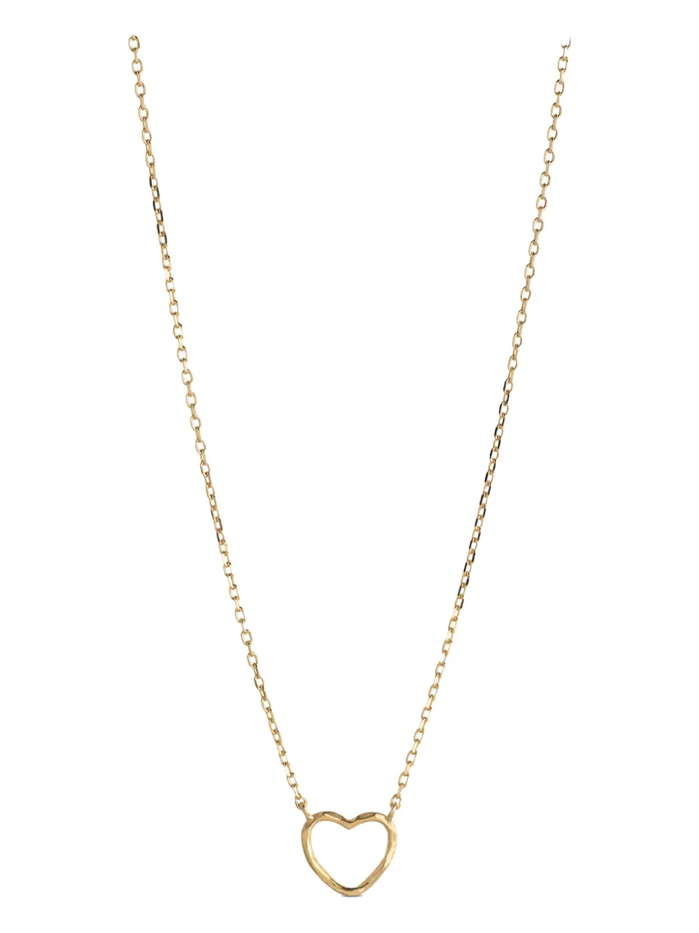 Enamel Copenhagen Heart-shaped Chain Necklace In Gold