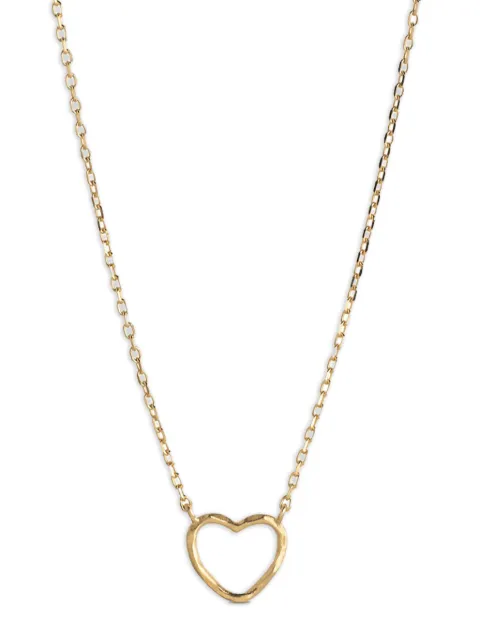 Enamel Copenhagen heart-shaped chain necklace