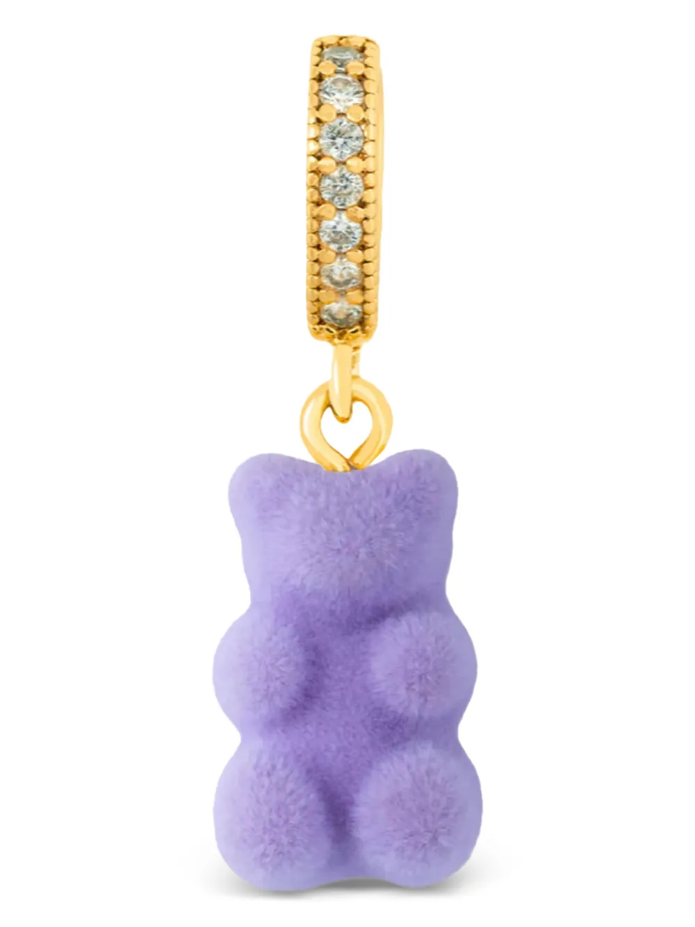 Crystal Haze Pendente Nostalgia Bear con zirconia - Viola