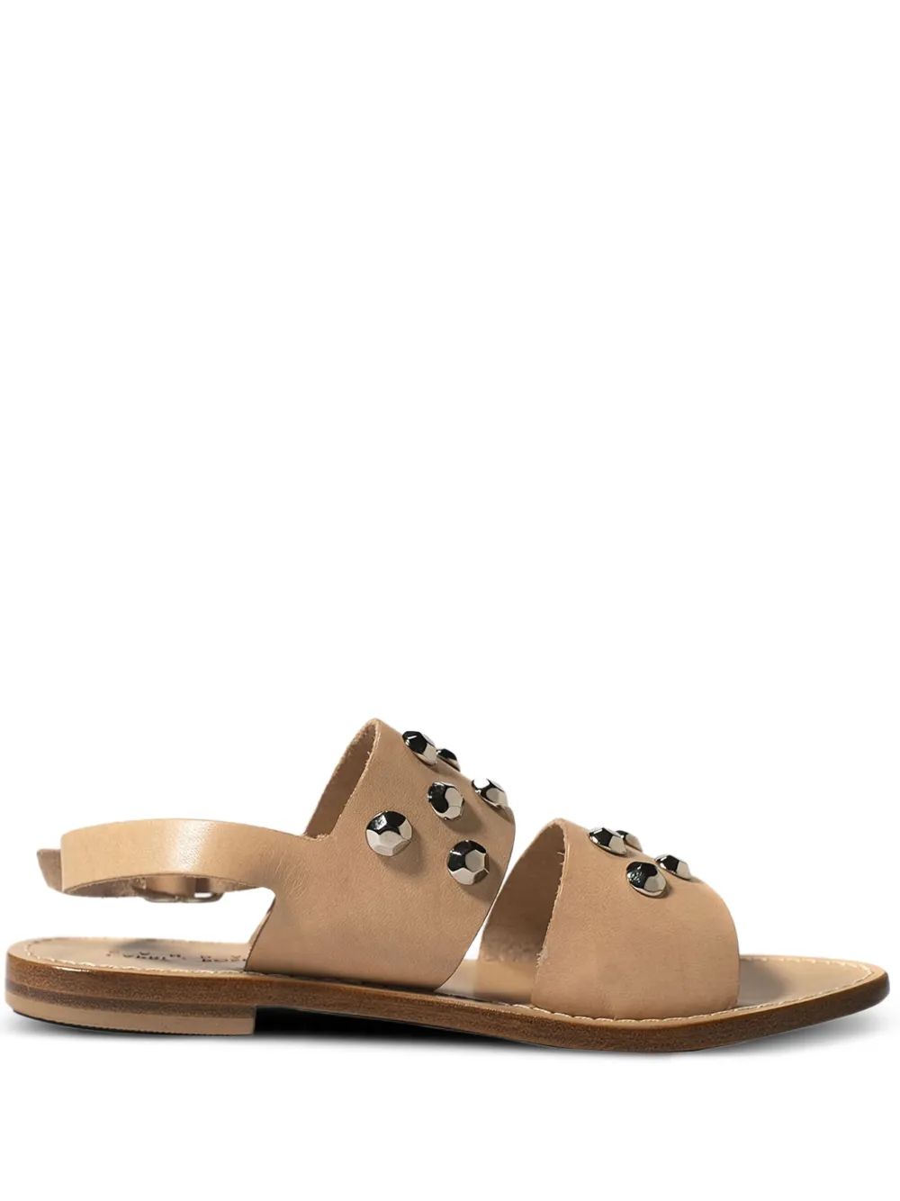 CAPRI POSITANO SANDALS Ottavia studded leather sandals | Neutrals | Image 1