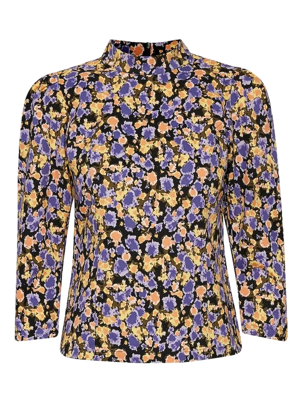 Gestuz puff-sleeve blouse Geel