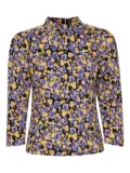 Gestuz puff-sleeve blouse - Yellow