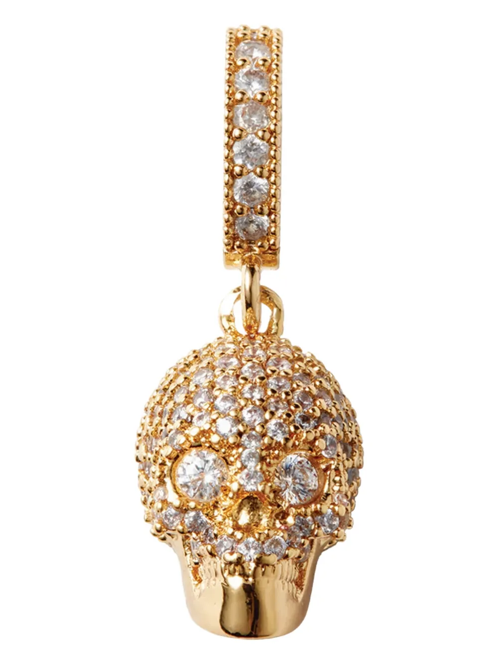 Crystal Haze Mr Nice Skull-shaped Pendant In Gold