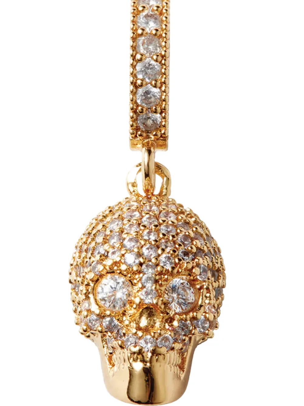 Crystal Haze Mr Nice skull-shaped pendant - Goud