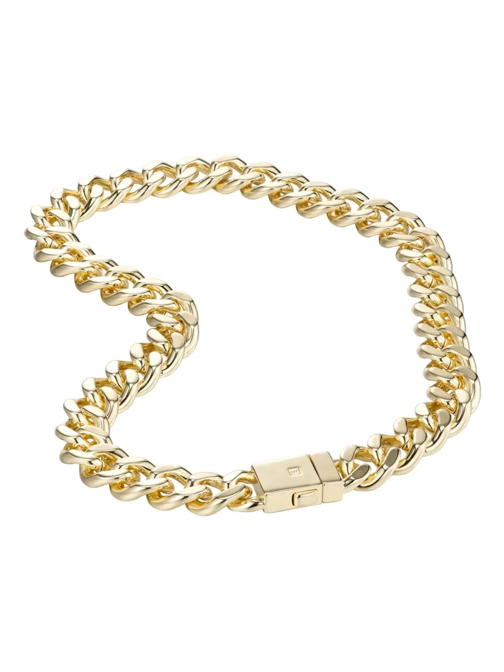 F+H Studios Attitude Statement Curb necklace - Oro