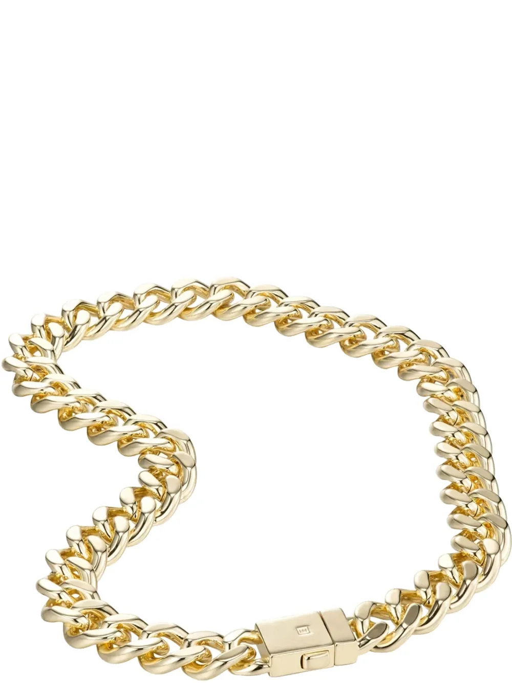 F+H Studios Attitude Statement Curb necklace - Goud