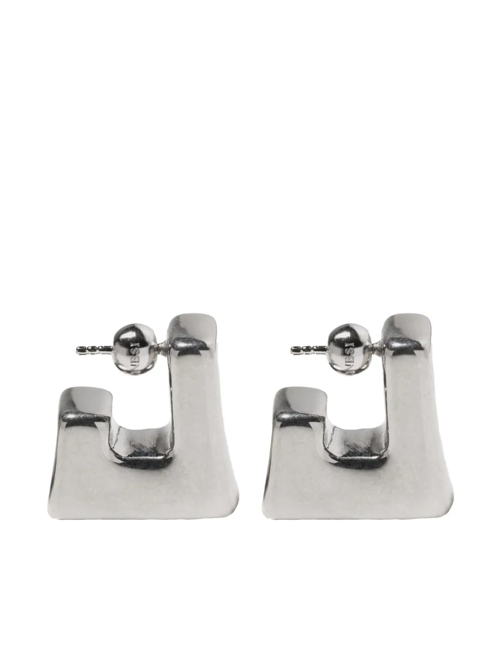 Panconesi Cubo hoop earrings - Argento