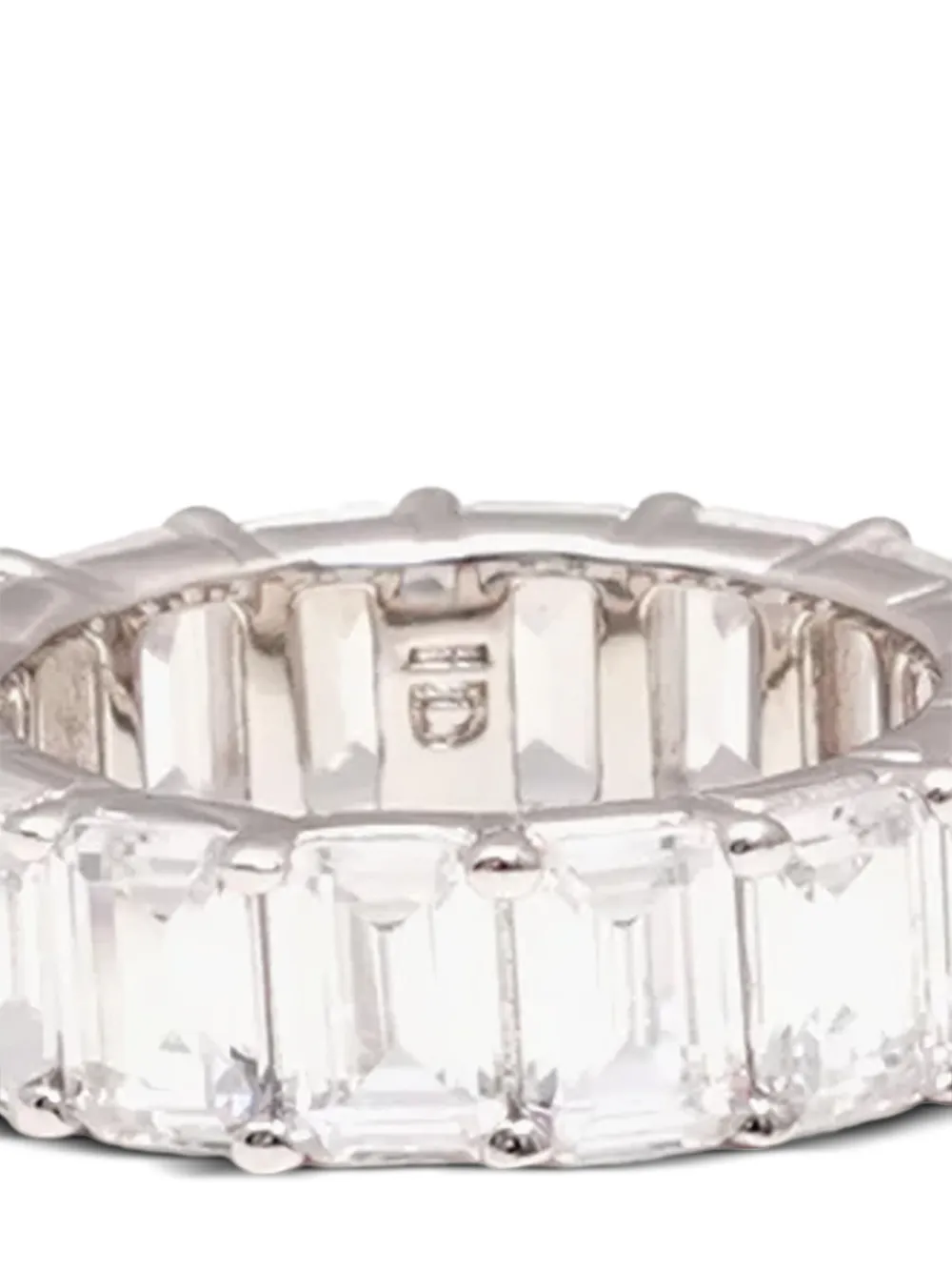 Izabel Display emerald-cut zirconia ring | Image 2