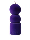 Taith three-sphere velvet candle - Purple