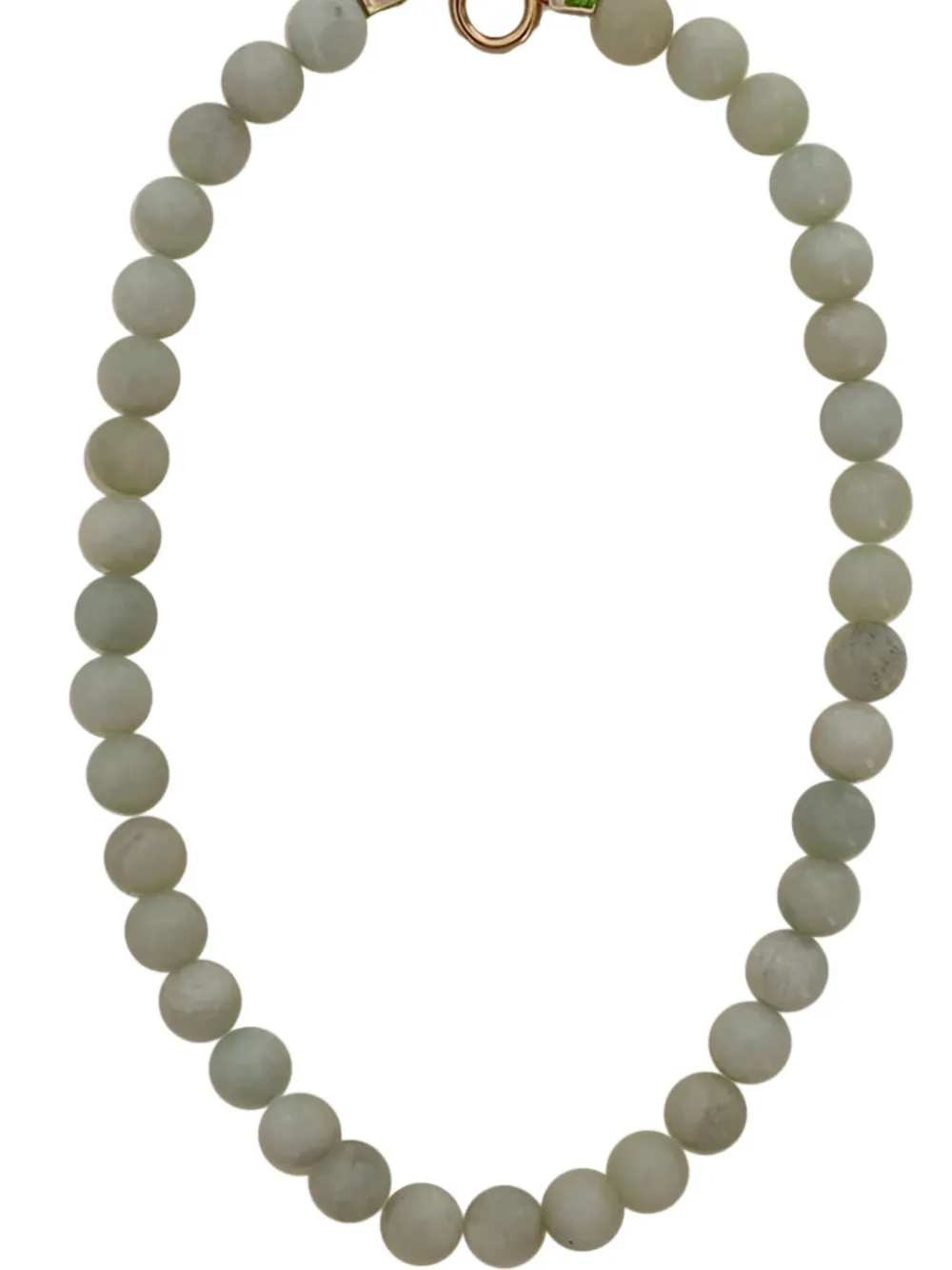 REVI Mesi jade-embellishments beaded necklace - Groen