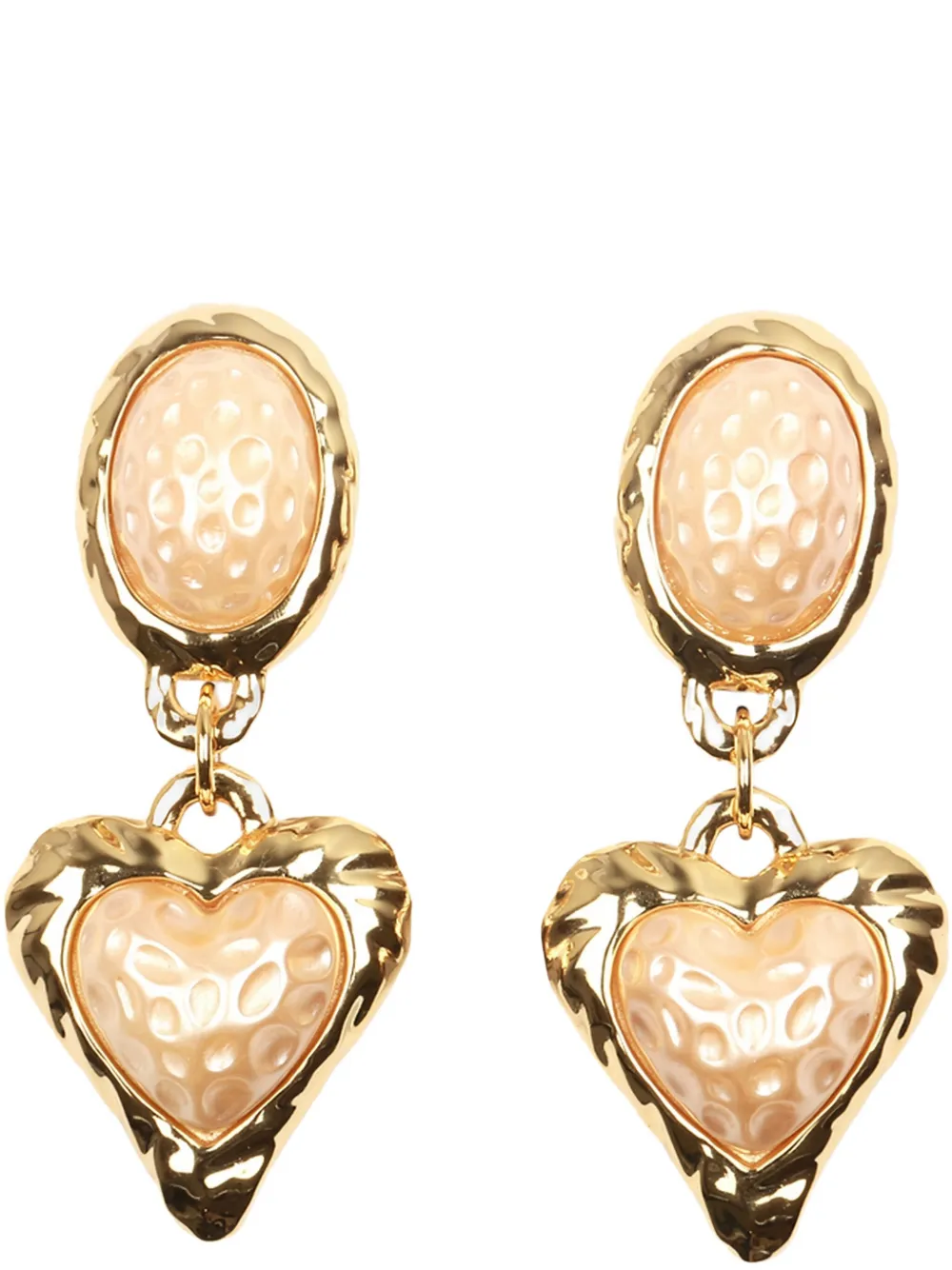 JULIETTA heart-shaped earrings - Goud