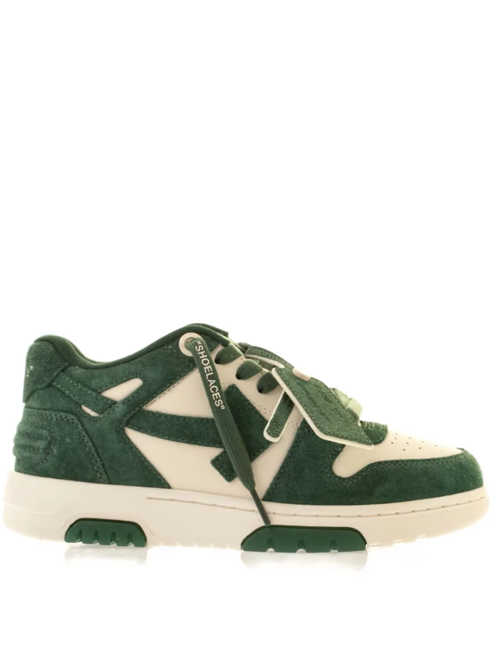 Off-white Suede Out Of Office Trainers In Multi