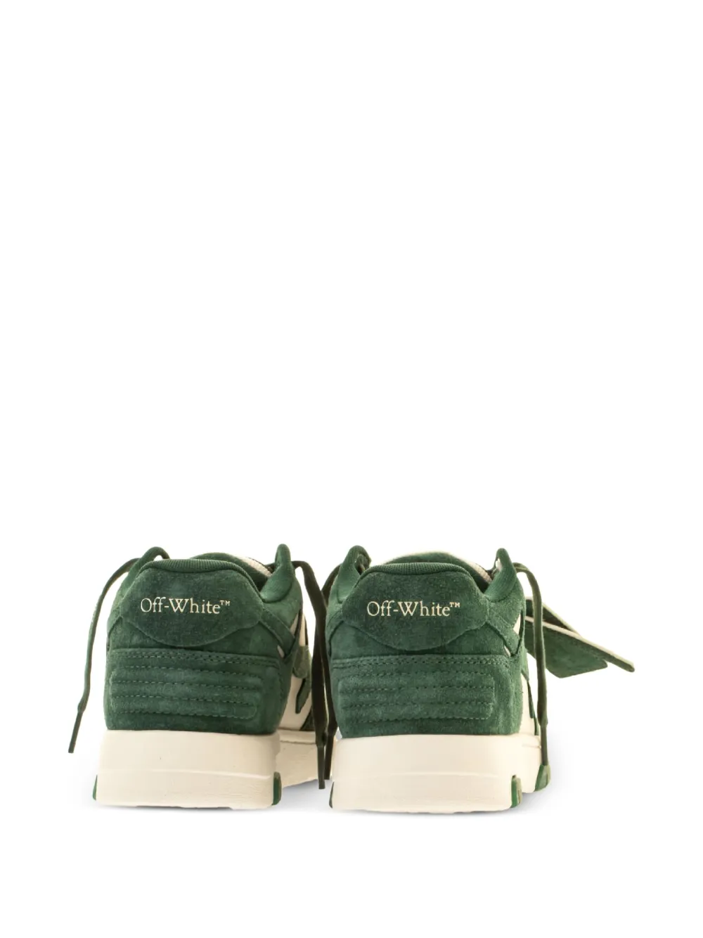 Off-White Out Of Office suède sneakers Groen