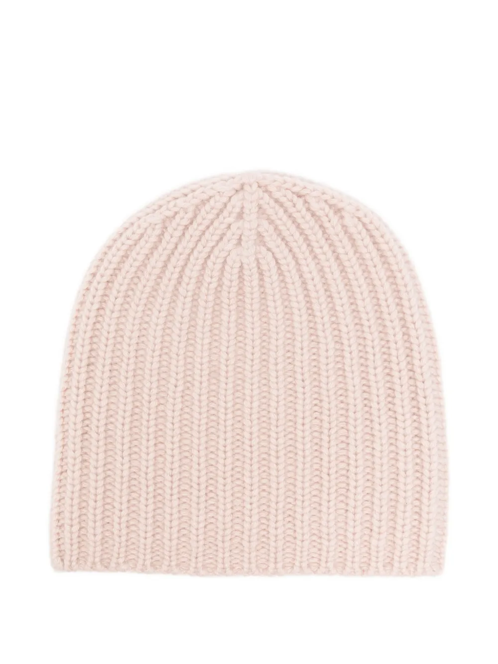 Warm-me Gerippte Beanie Aus Kaschmir In Neutral