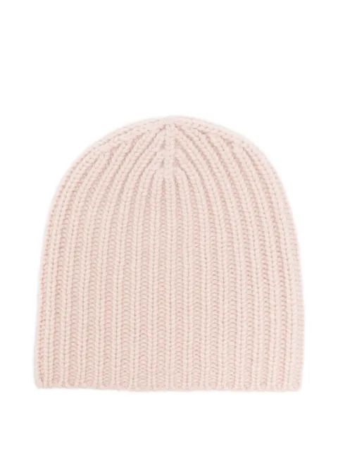 Warm-Me ribbed cashmere beanie