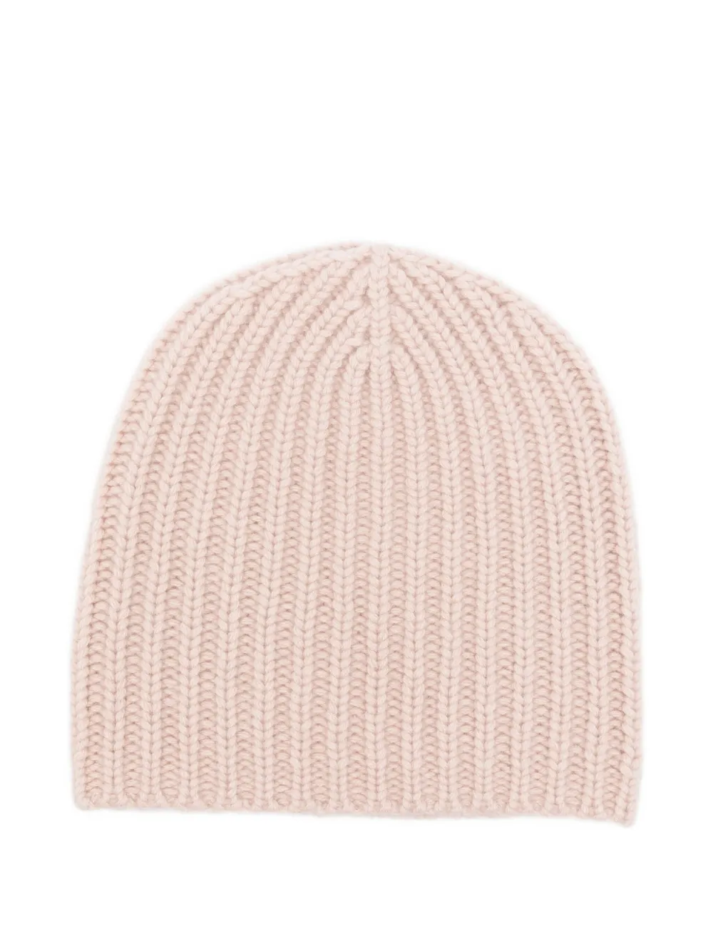 Warm-me Gerippte Beanie Aus Kaschmir In Neutral