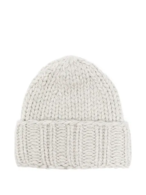 Warm-Me ribbed cashmere beanie