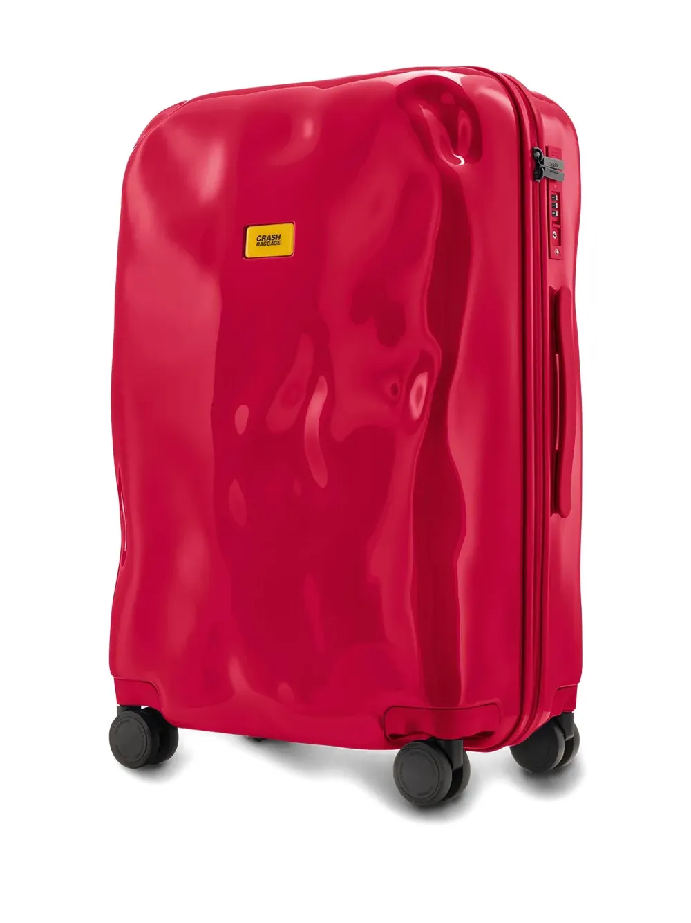 Crash Baggage Logo-detail Suitcase In Red