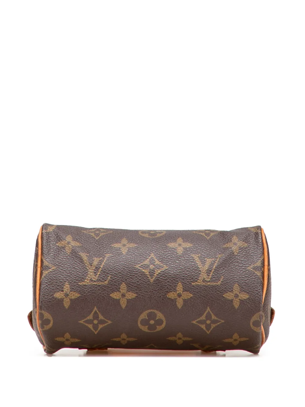 Pre-owned Louis Vuitton 1994 Monogram Mini Speedy Hl Satchel In Brown