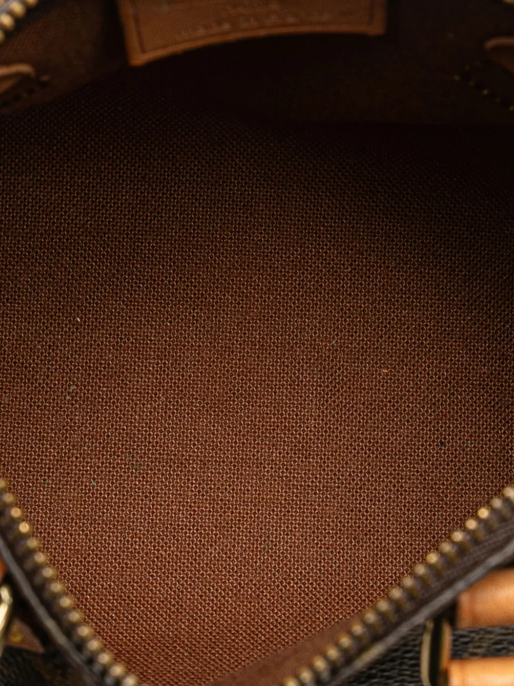 Pre-owned Louis Vuitton 1994 Monogram Mini Speedy Hl Satchel In Brown