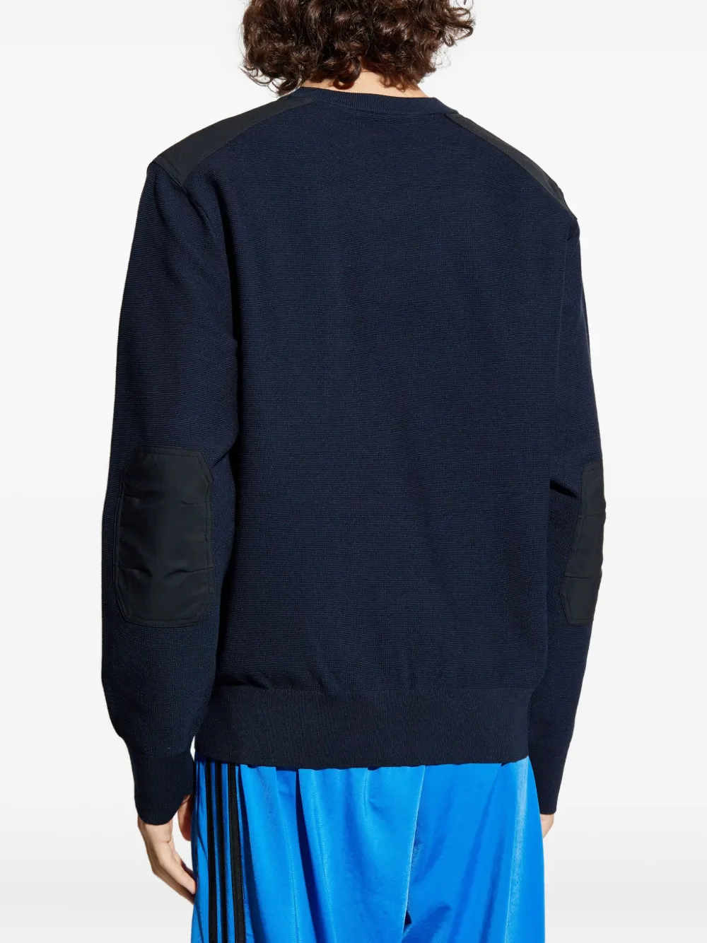 Moose Knuckles Trui met zakdetail en vlakken Blauw