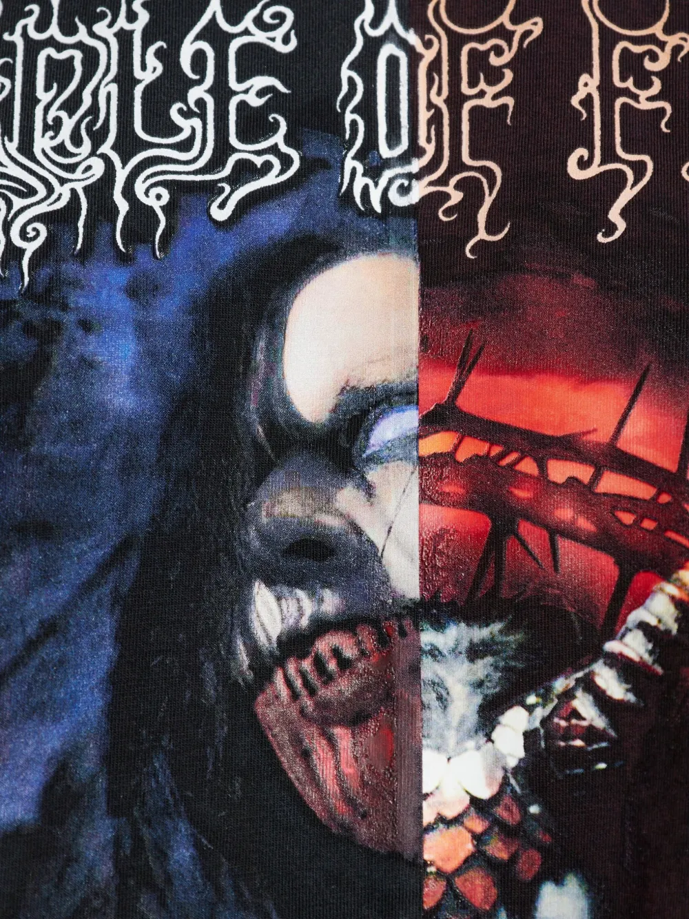 VETEMENTS T-shirt met print Zwart