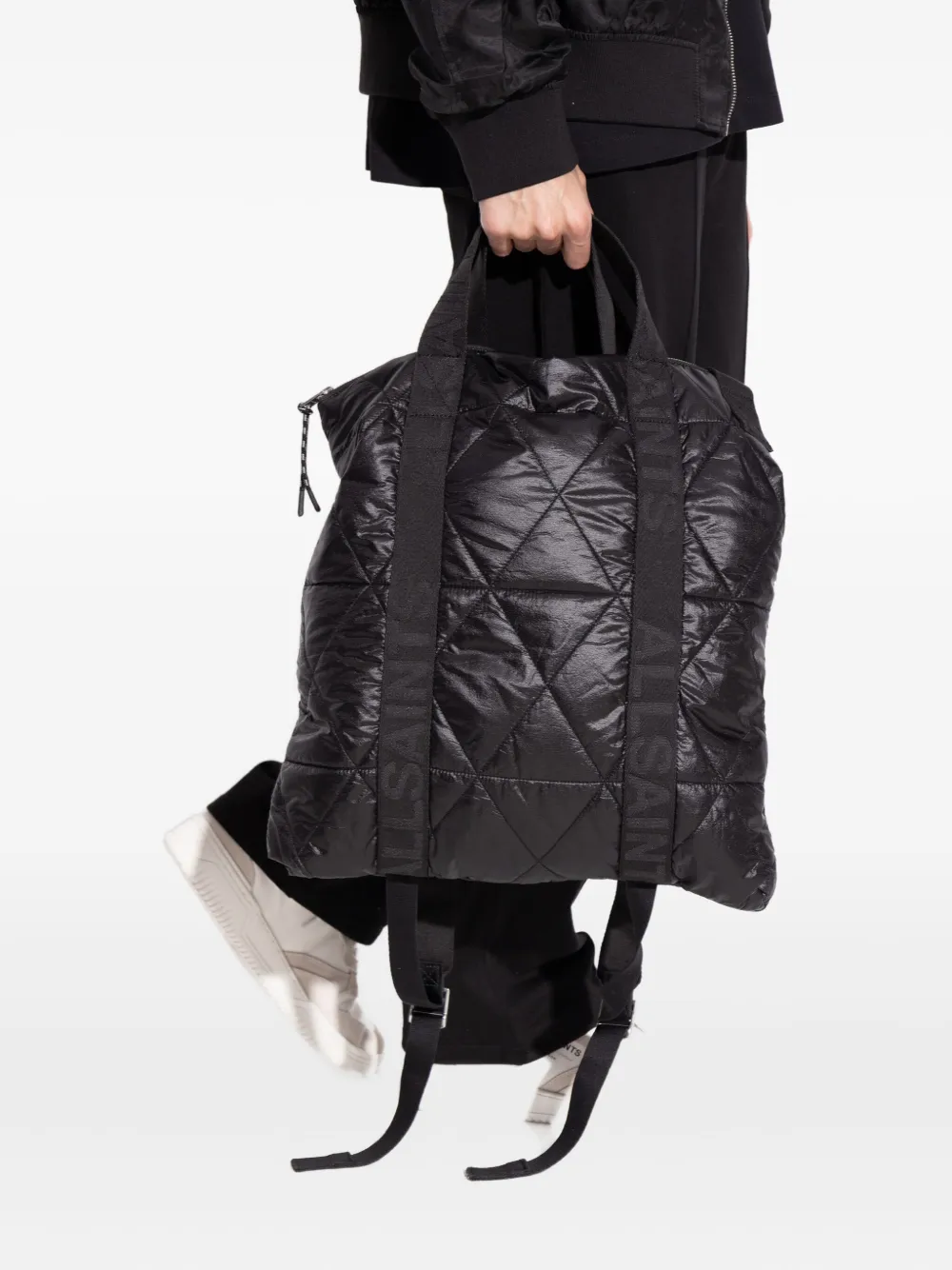 AllSaints Kei quilted backpack | Image 2