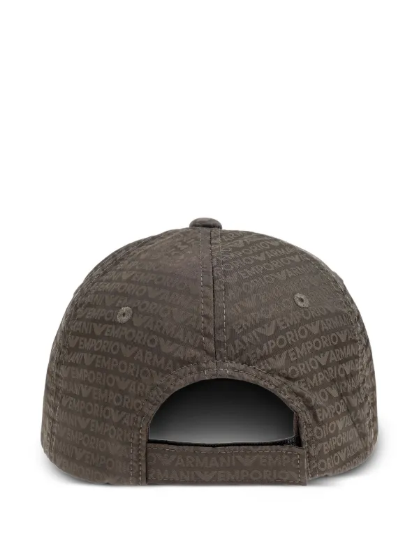 Emporio Armani logo-plaque Baseball Cap Green FARFETCH ID