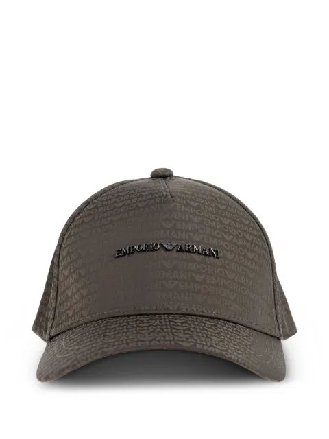 Emporio Armani logo-plaque baseball cap
