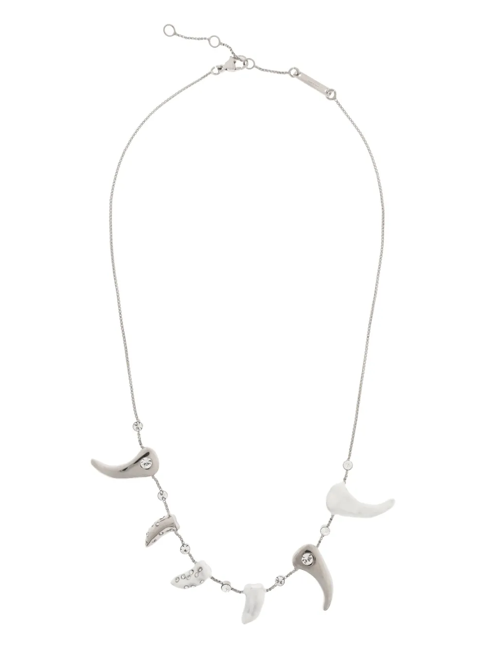 Marni embellished-claws necklace | Grey | Image 1