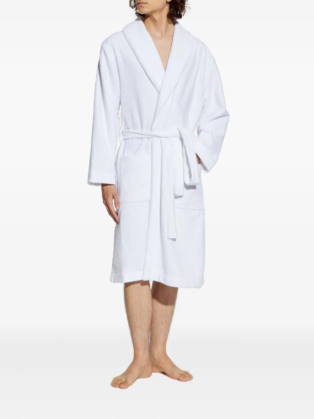 Hanro cotton dressing gown | Towels & Bath Robes | Image 2
