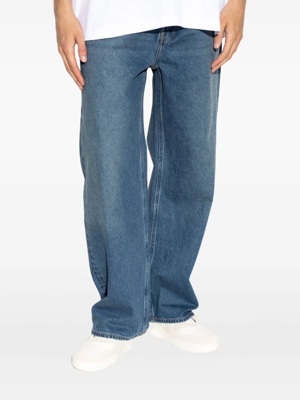 AllSaints Jeans met vijf zakken Blauw