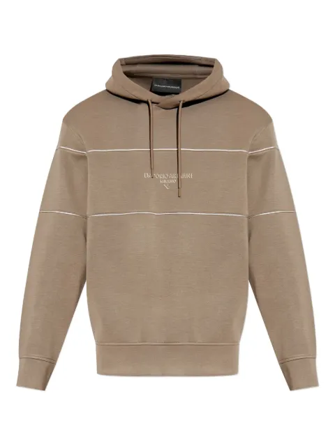 Emporio Armani logo-print hoodie
